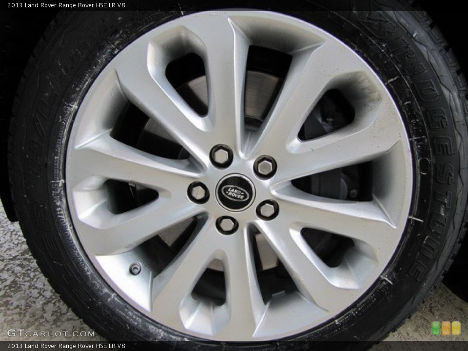 2013 Land Rover Range Rover HSE LR V8 Wheel and Tire Photo #92699693