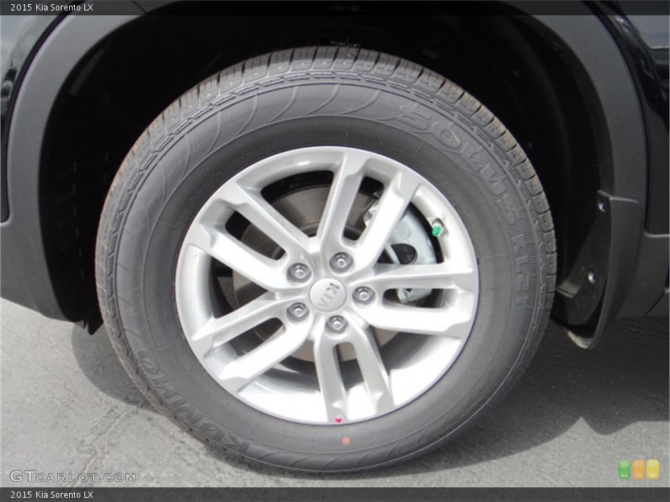 2015 Kia Sorento LX Wheel and Tire Photo #92712344