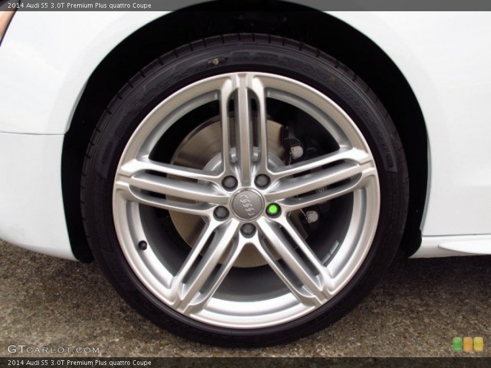 2014 Audi S5 3.0T Premium Plus quattro Coupe Wheel and Tire Photo #92725630