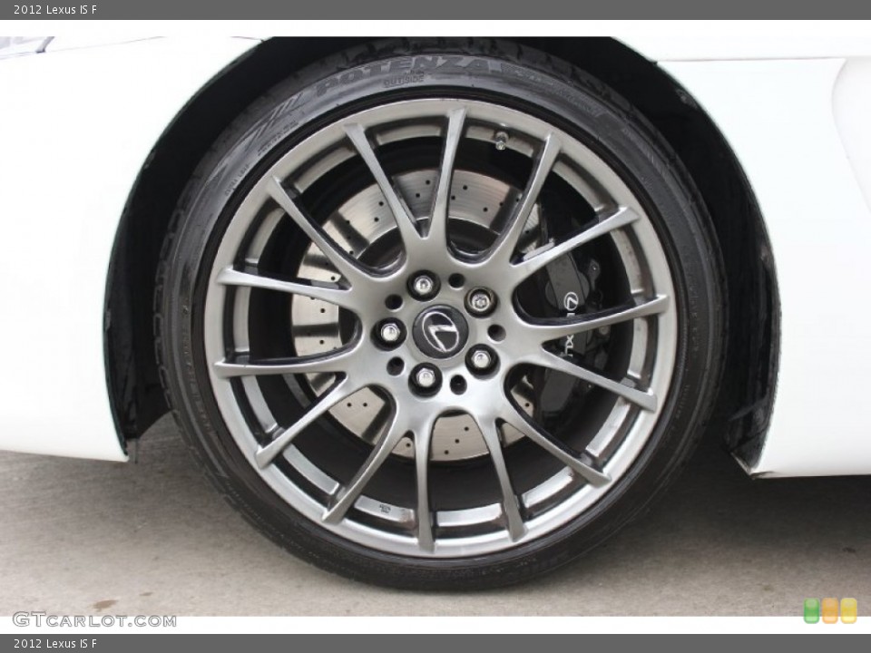 2012 Lexus IS F Wheel and Tire Photo #92745097