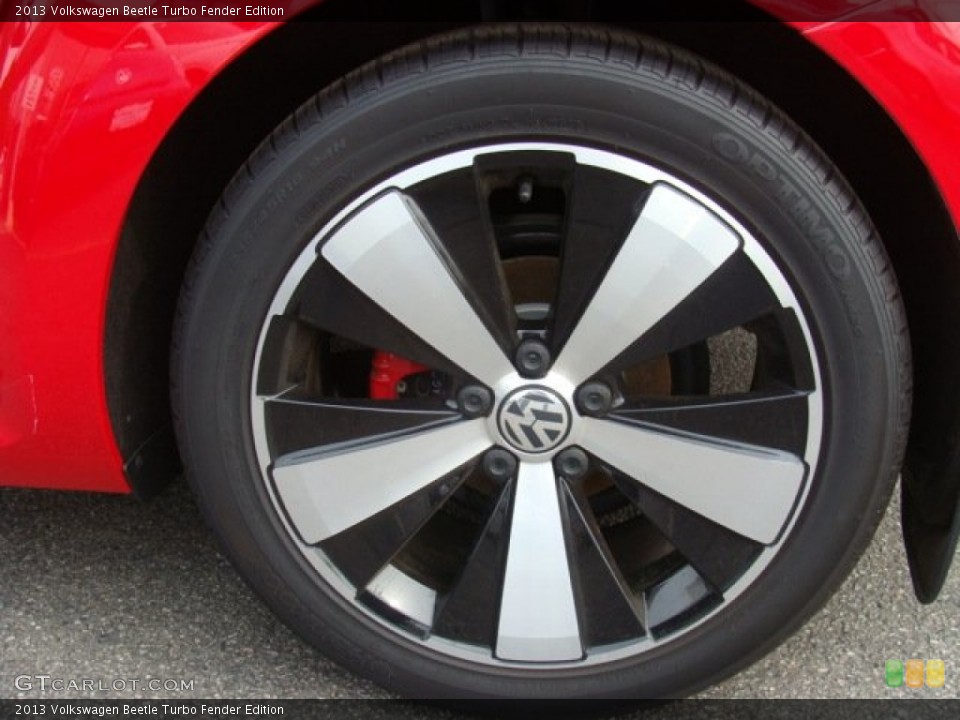 2013 Volkswagen Beetle Turbo Fender Edition Wheel and Tire Photo #92750176