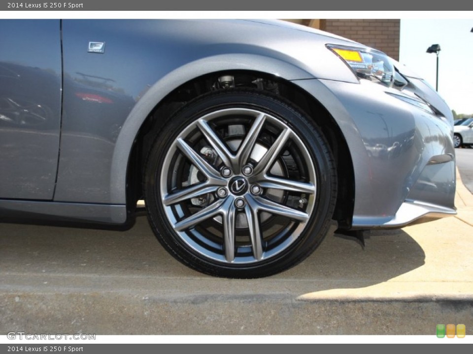 2014 Lexus IS 250 F Sport Wheel and Tire Photo #92754010