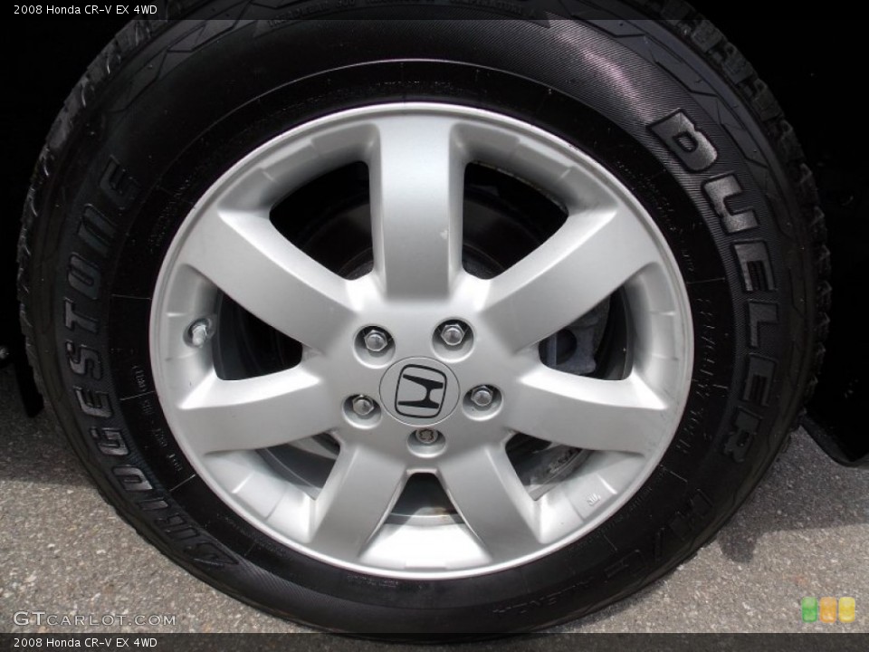 2008 Honda CR-V EX 4WD Wheel and Tire Photo #92770693