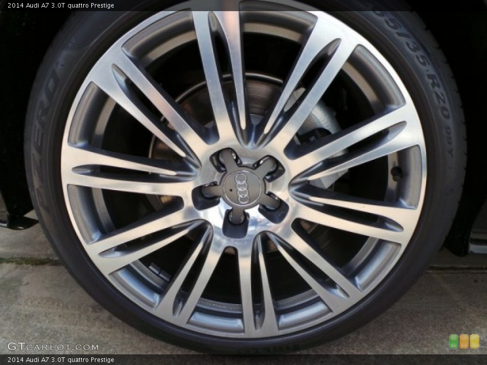 2014 Audi A7 3.0T quattro Prestige Wheel and Tire Photo #92771110