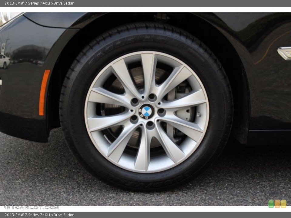 2013 BMW 7 Series 740Li xDrive Sedan Wheel and Tire Photo #92780599