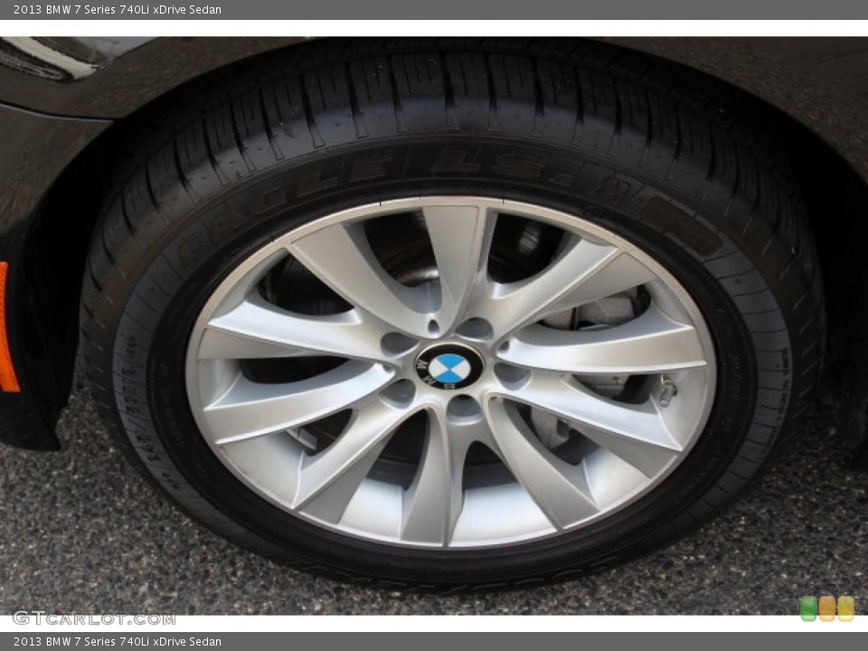 2013 BMW 7 Series 740Li xDrive Sedan Wheel and Tire Photo #92780618