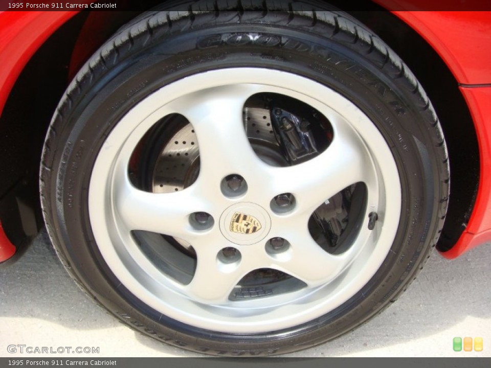 1995 Porsche 911 Carrera Cabriolet Wheel and Tire Photo #92781262