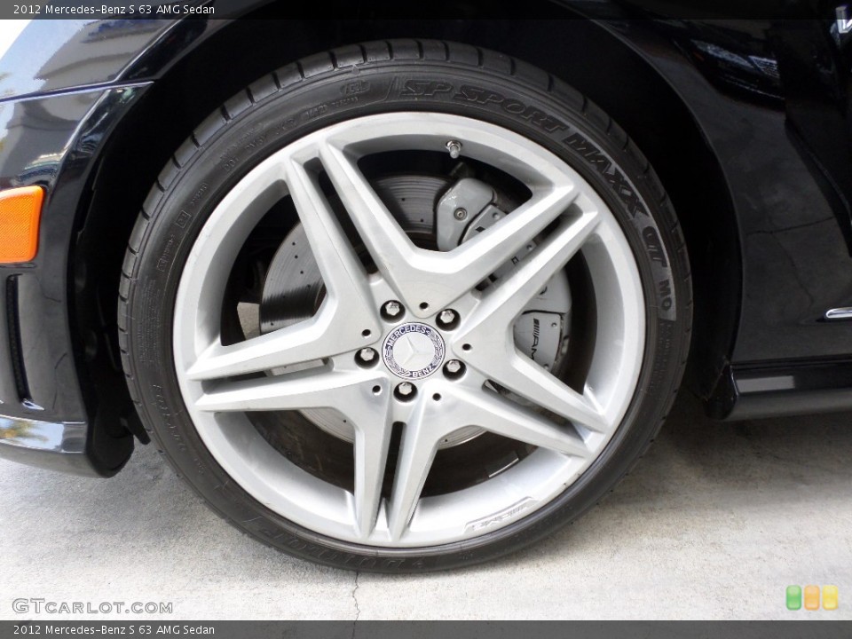 2012 Mercedes-Benz S 63 AMG Sedan Wheel and Tire Photo #92799612