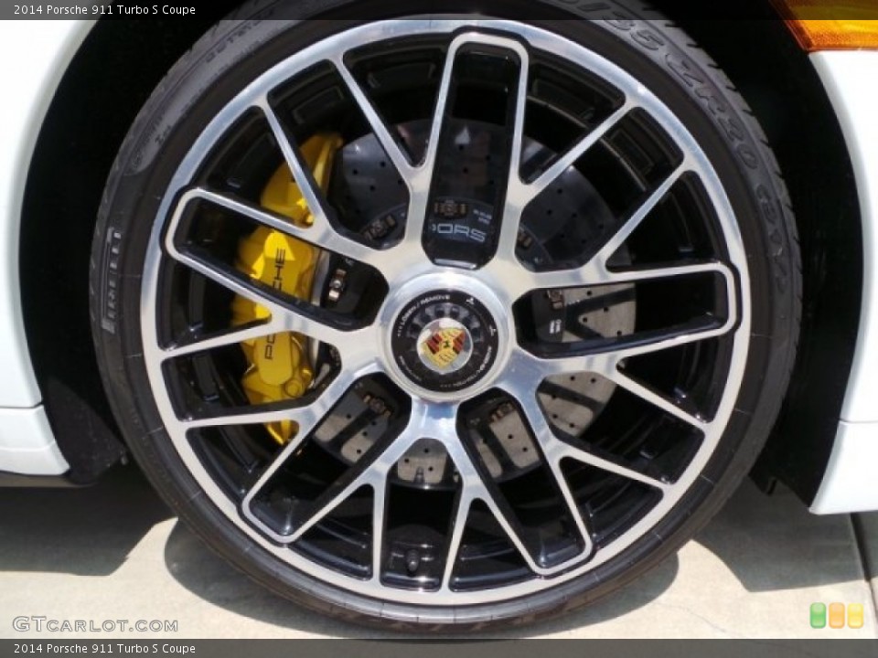 2014 Porsche 911 Turbo S Coupe Wheel and Tire Photo #92803095