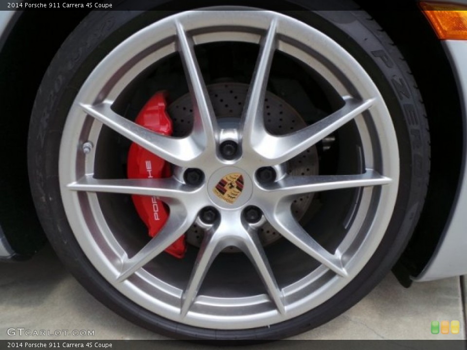2014 Porsche 911 Carrera 4S Coupe Wheel and Tire Photo #92803689