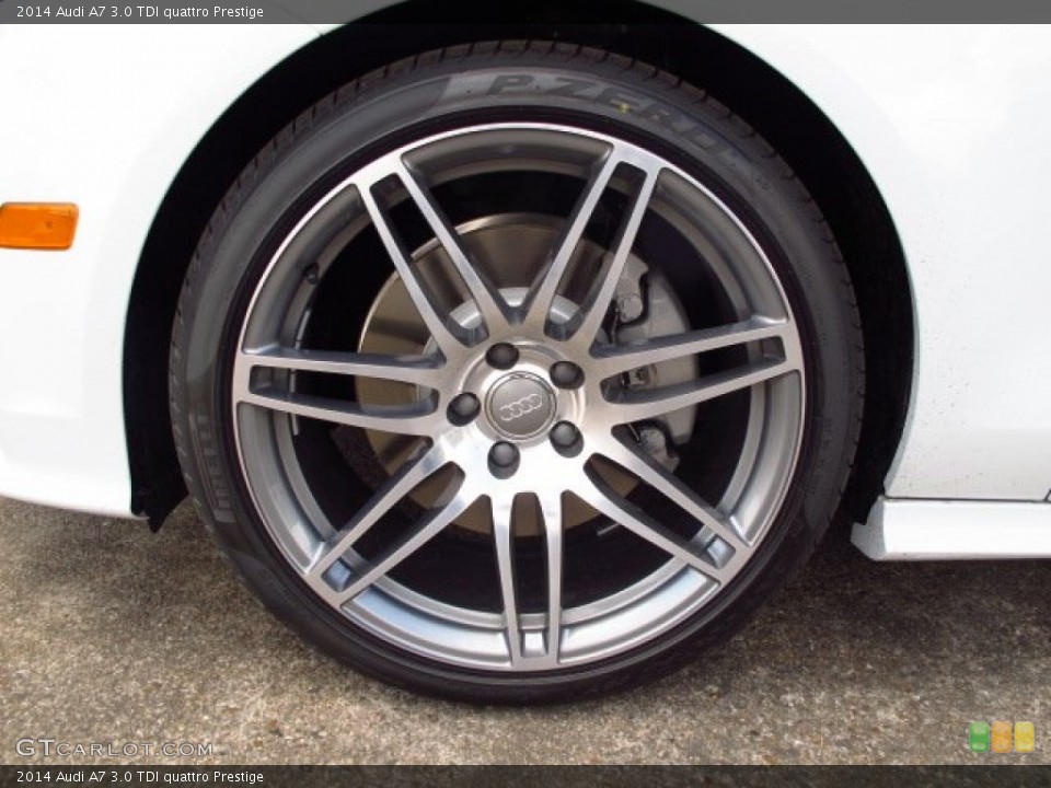 2014 Audi A7 3.0 TDI quattro Prestige Wheel and Tire Photo #92845709