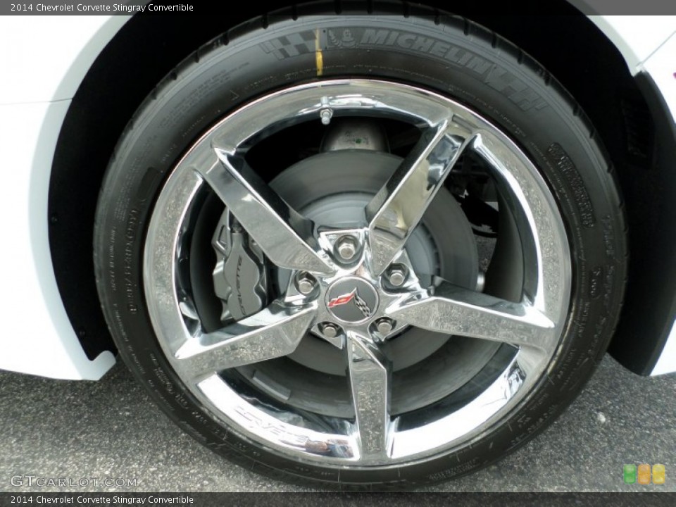 2014 Chevrolet Corvette Stingray Convertible Wheel and Tire Photo #92852558