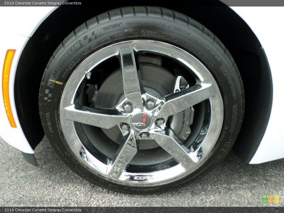 2014 Chevrolet Corvette Stingray Convertible Wheel and Tire Photo #92852588