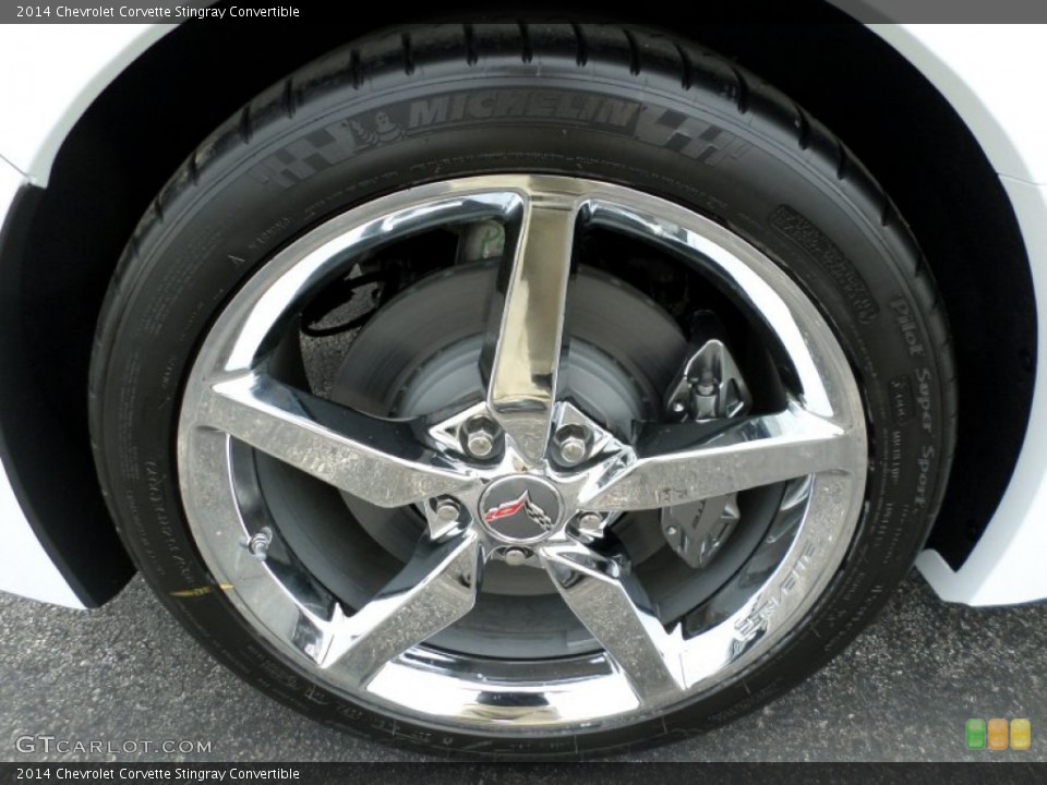 2014 Chevrolet Corvette Stingray Convertible Wheel and Tire Photo #92852642