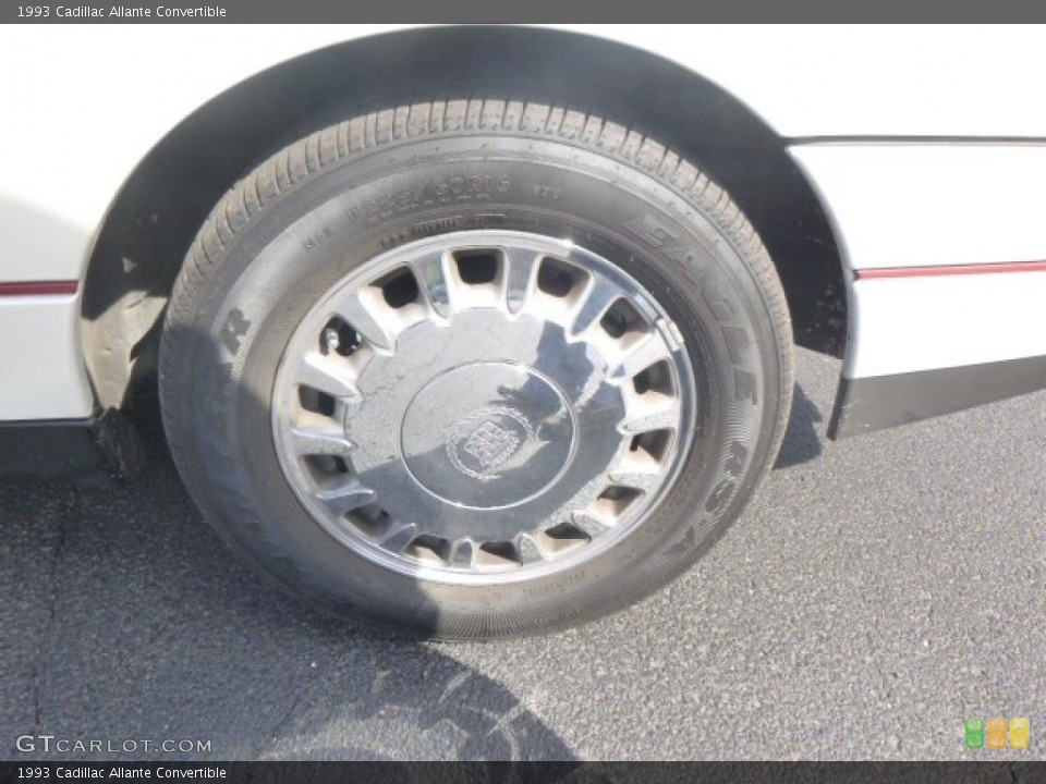 1993 Cadillac Allante Convertible Wheel and Tire Photo #92854277