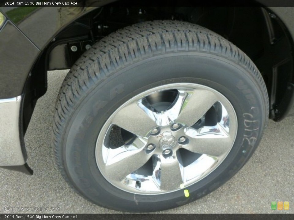 2014 Ram 1500 Big Horn Crew Cab 4x4 Wheel and Tire Photo #92872136