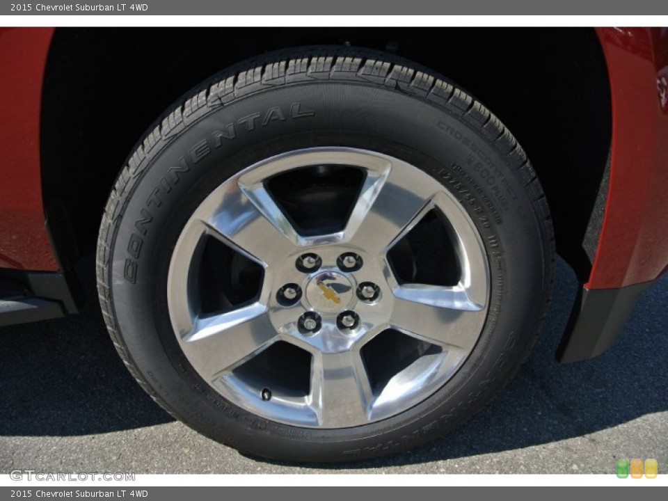 2015 Chevrolet Suburban LT 4WD Wheel and Tire Photo #92873033