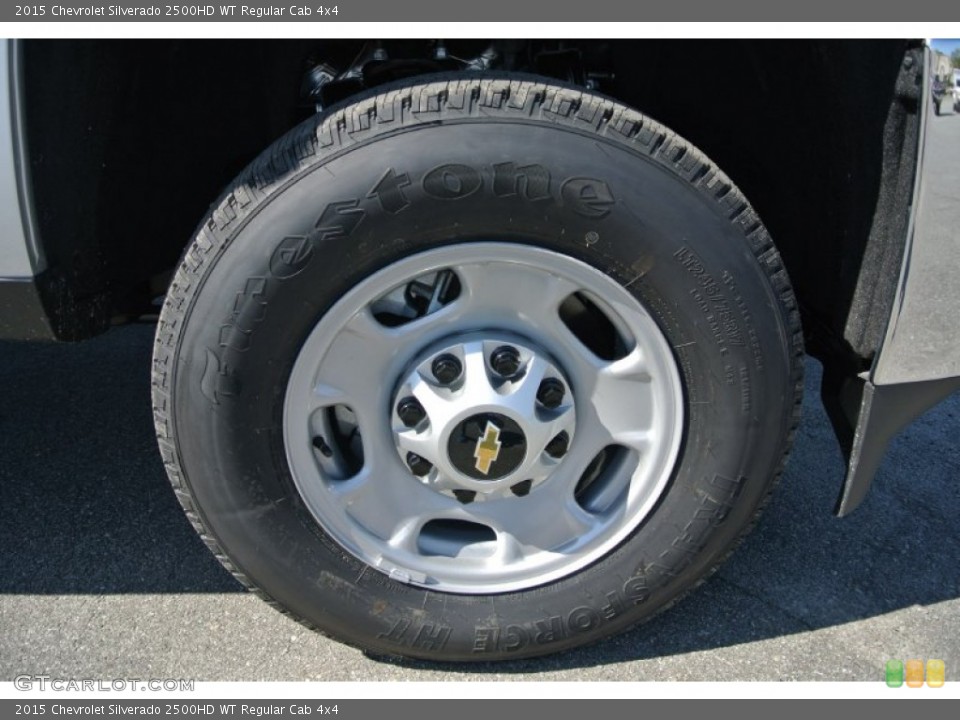 2015 Chevrolet Silverado 2500HD WT Regular Cab 4x4 Wheel and Tire Photo #92873288