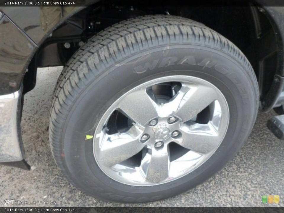 2014 Ram 1500 Big Horn Crew Cab 4x4 Wheel and Tire Photo #92873732