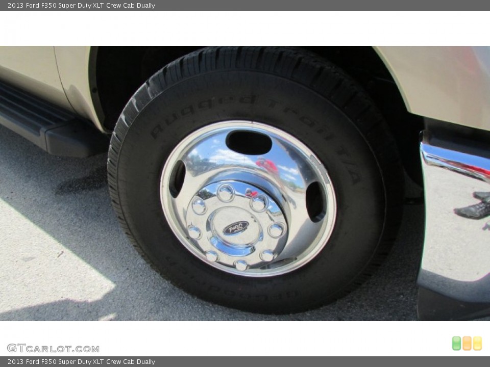 2013 Ford F350 Super Duty XLT Crew Cab Dually Wheel and Tire Photo #92877866