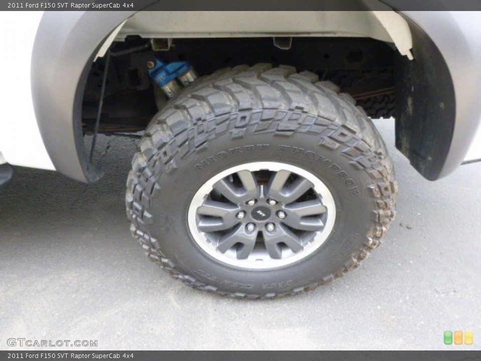 2011 Ford F150 SVT Raptor SuperCab 4x4 Wheel and Tire Photo #92881520