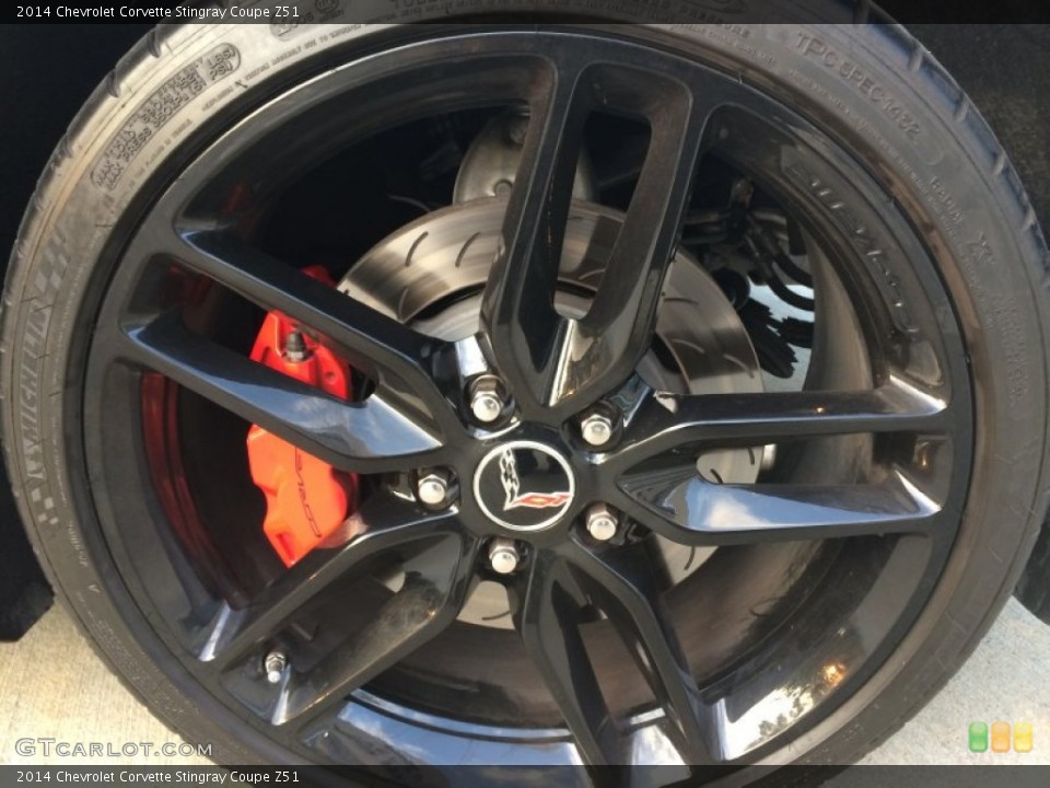 2014 Chevrolet Corvette Stingray Coupe Z51 Wheel and Tire Photo #92893907