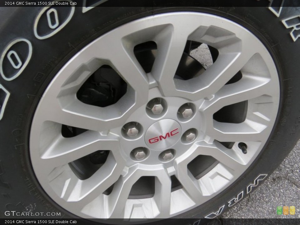 2014 GMC Sierra 1500 SLE Double Cab Wheel and Tire Photo #92899199