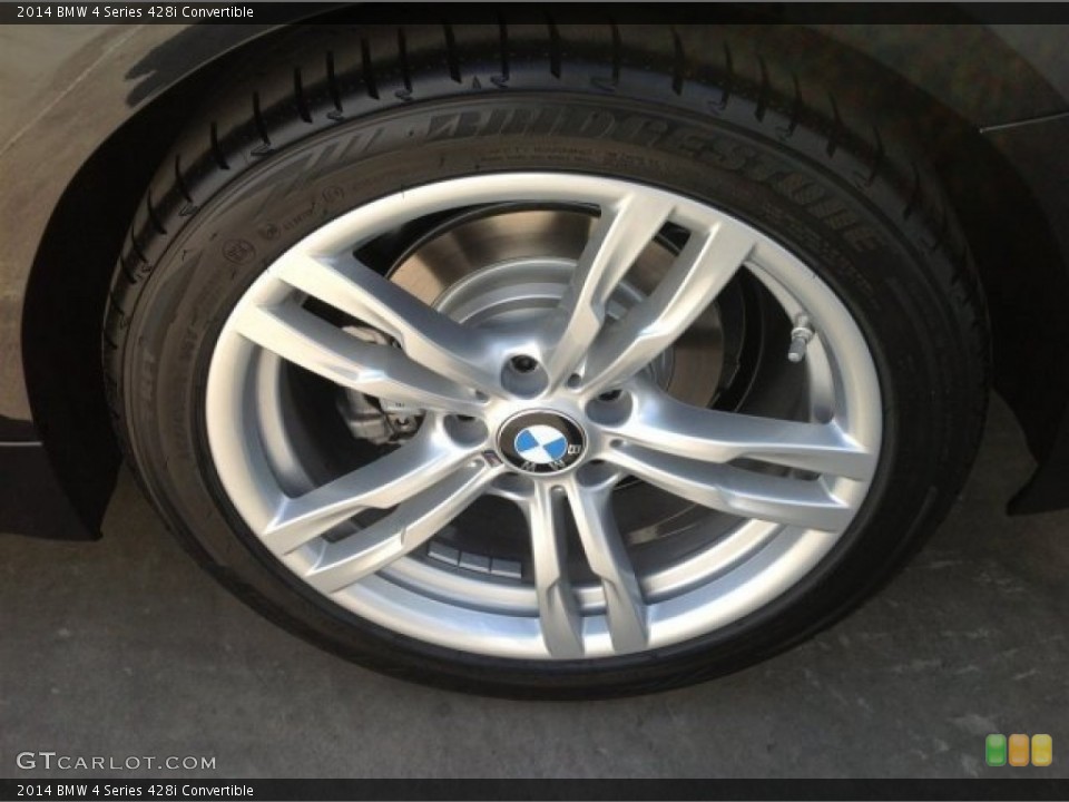 2014 BMW 4 Series 428i Convertible Wheel and Tire Photo #92908796