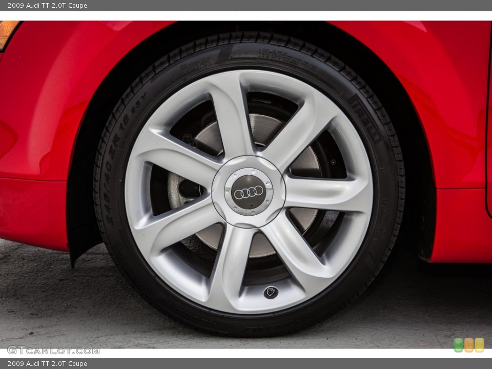 2009 Audi TT 2.0T Coupe Wheel and Tire Photo #92920141