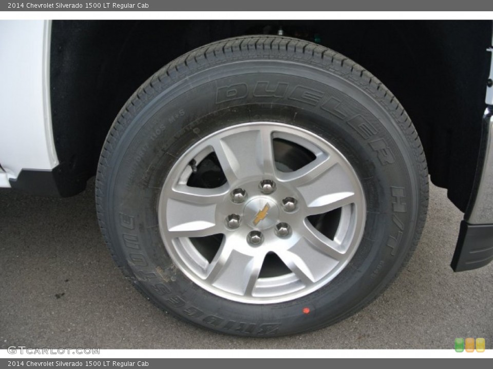 2014 Chevrolet Silverado 1500 LT Regular Cab Wheel and Tire Photo #92922553