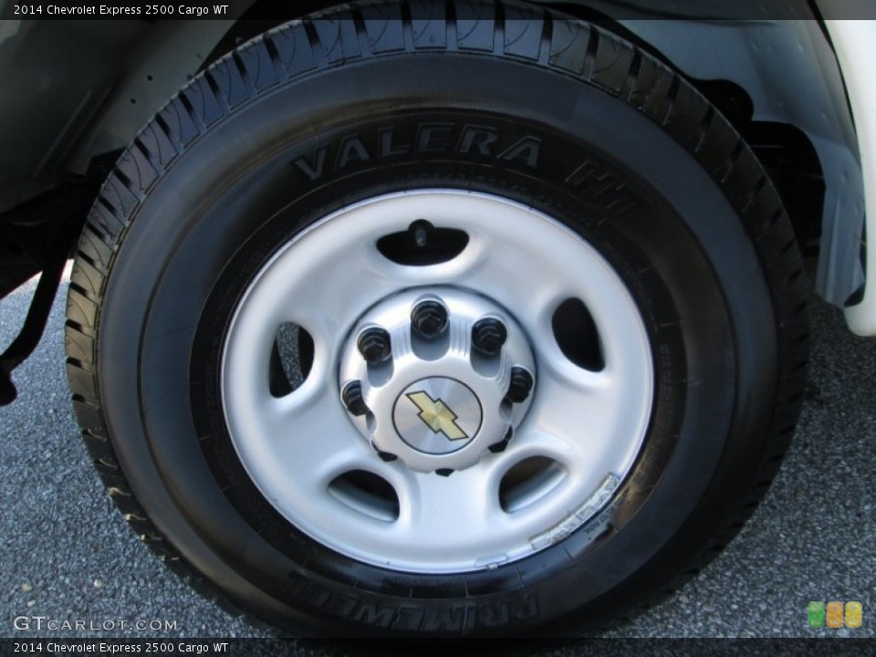 2014 Chevrolet Express 2500 Cargo WT Wheel and Tire Photo #92927860