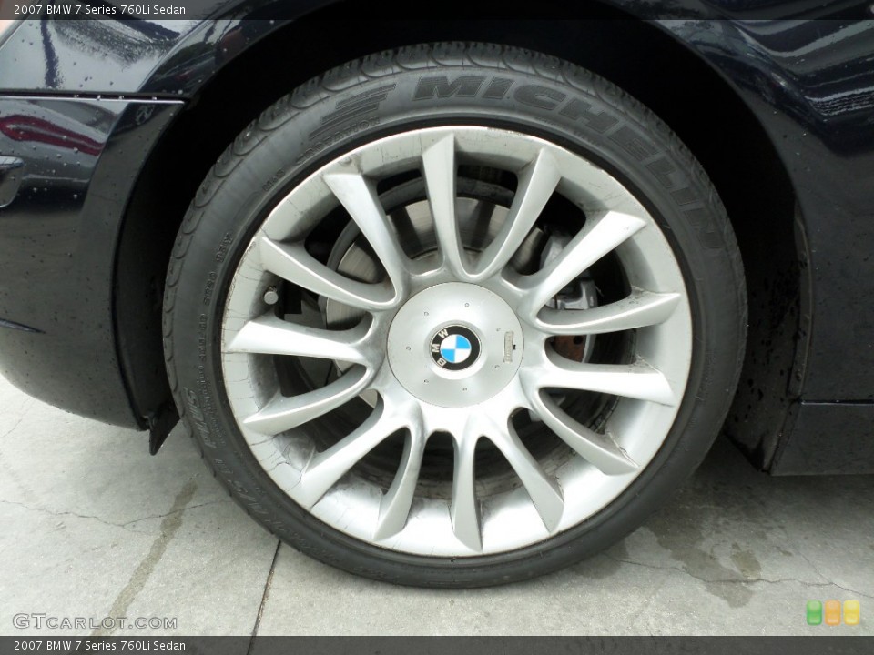 2007 BMW 7 Series 760Li Sedan Wheel and Tire Photo #92930711