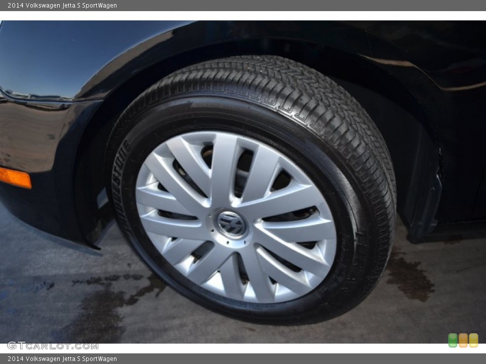2014 Volkswagen Jetta S SportWagen Wheel and Tire Photo #92939328