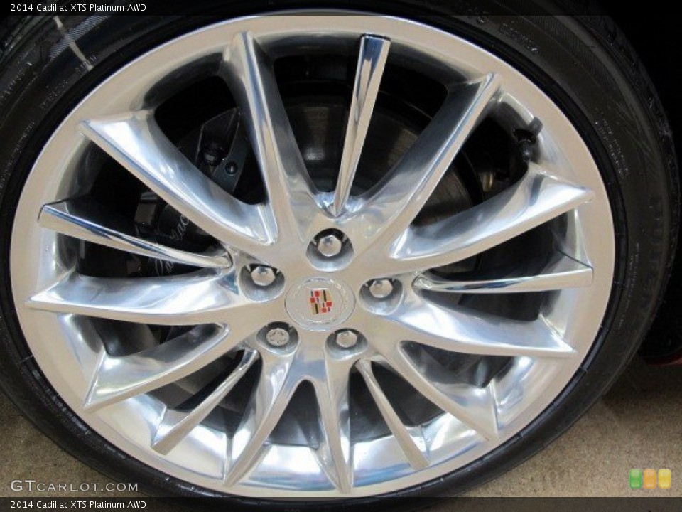 2014 Cadillac XTS Platinum AWD Wheel and Tire Photo #92970845