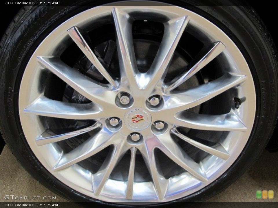 2014 Cadillac XTS Platinum AWD Wheel and Tire Photo #92972102