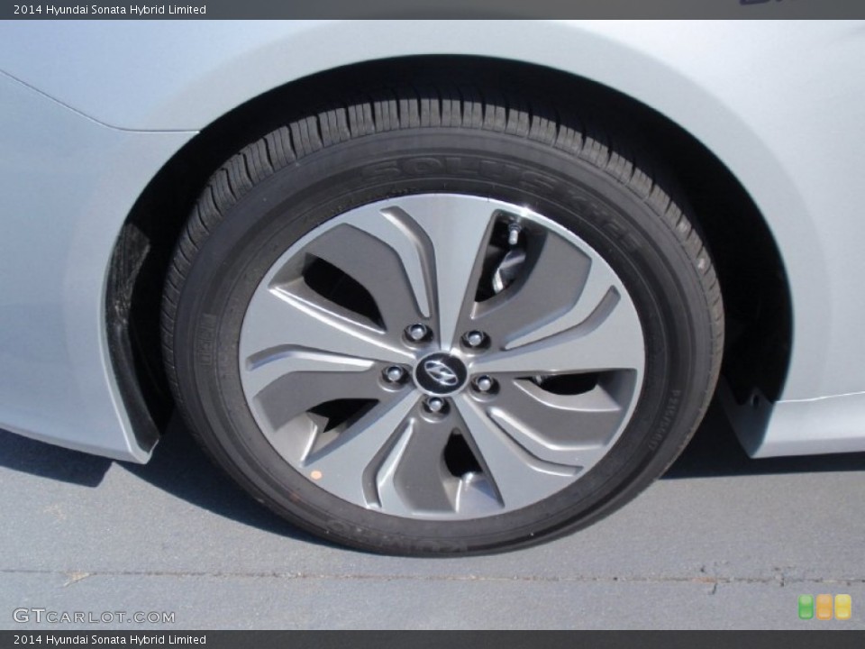 2014 Hyundai Sonata Hybrid Limited Wheel and Tire Photo #92987726