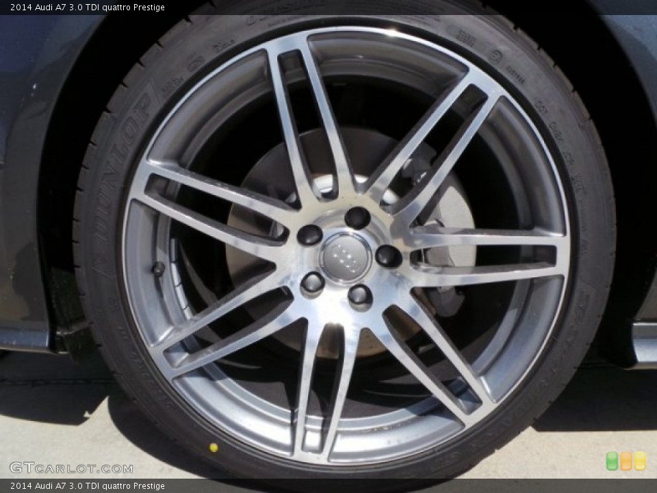 2014 Audi A7 3.0 TDI quattro Prestige Wheel and Tire Photo #92998177