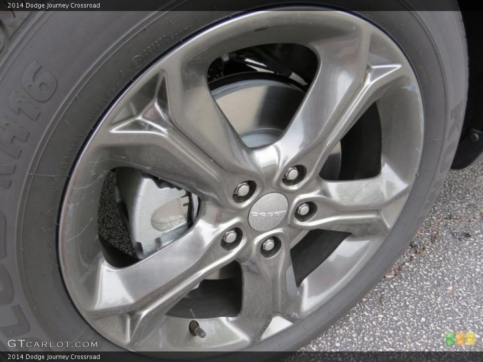 2014 Dodge Journey Crossroad Wheel and Tire Photo #93008835