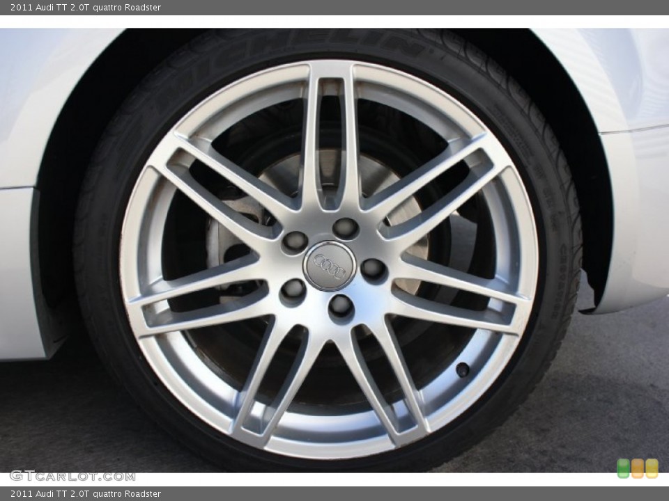 2011 Audi TT 2.0T quattro Roadster Wheel and Tire Photo #93034860