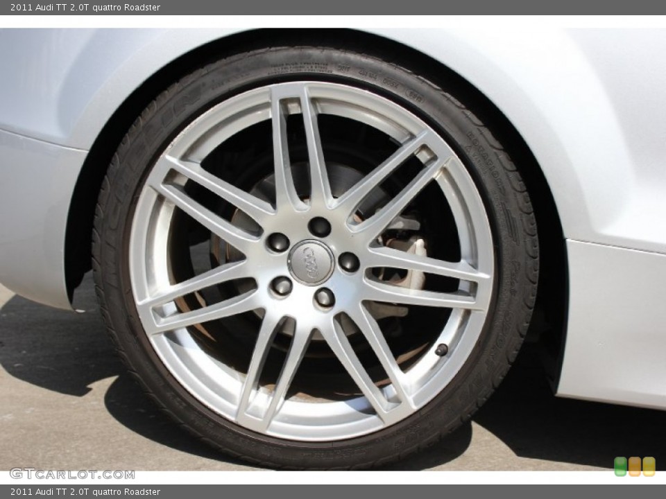 2011 Audi TT 2.0T quattro Roadster Wheel and Tire Photo #93034911