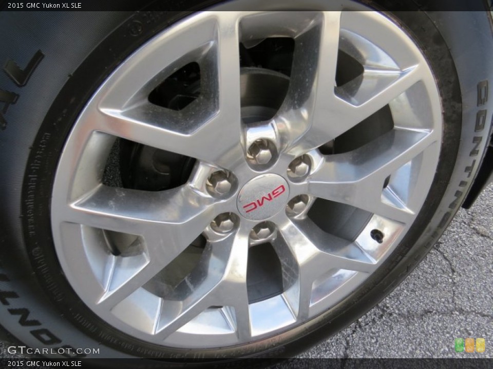 2015 GMC Yukon XL SLE Wheel and Tire Photo #93076591