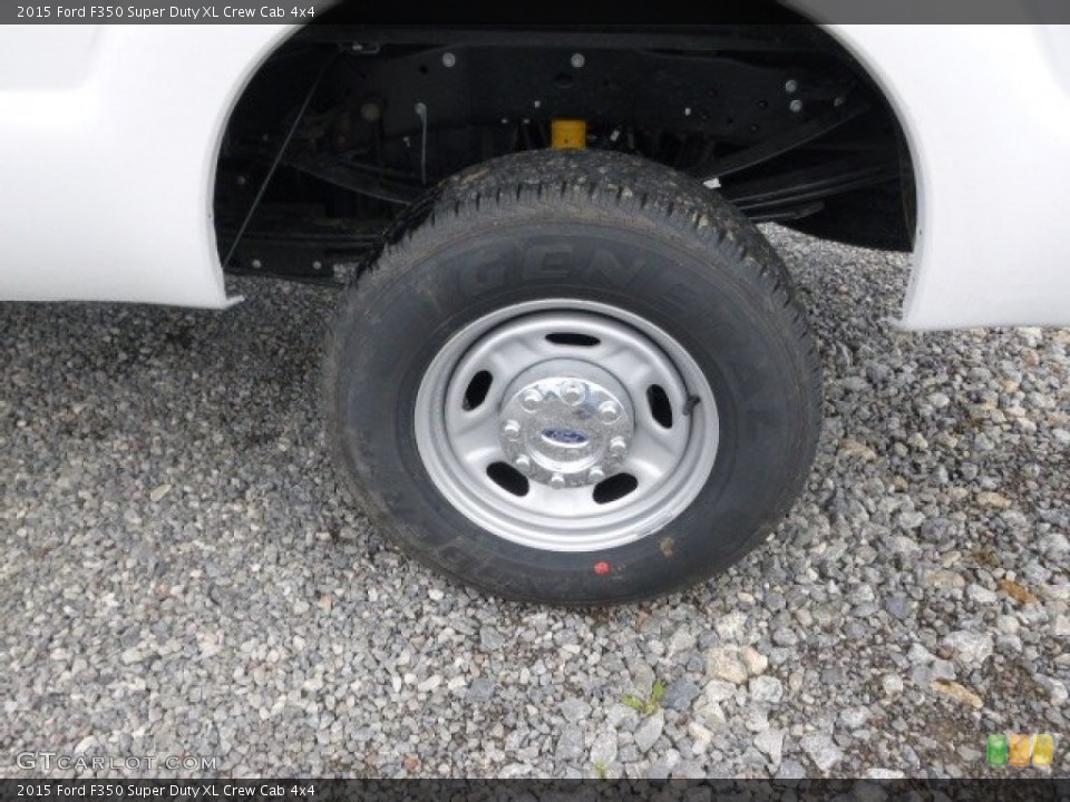 2015 Ford F350 Super Duty XL Crew Cab 4x4 Wheel and Tire Photo #93077077