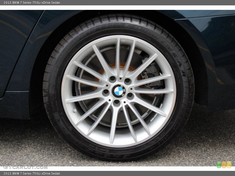 2013 BMW 7 Series 750Li xDrive Sedan Wheel and Tire Photo #93096128