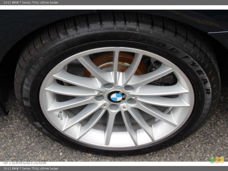 2013 BMW 7 Series 750Li xDrive Sedan Wheel and Tire Photo #93096152