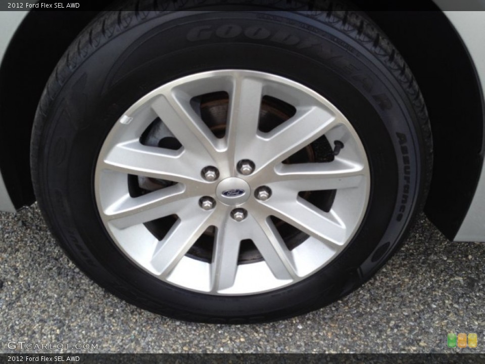 2012 Ford Flex SEL AWD Wheel and Tire Photo #93096647