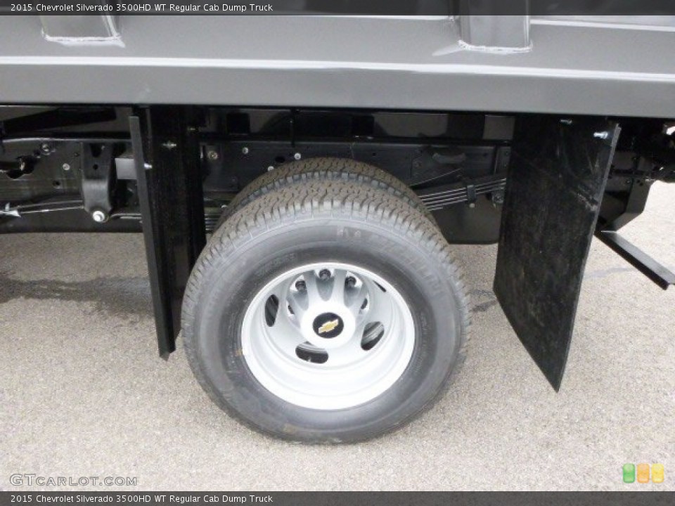 2015 Chevrolet Silverado 3500HD WT Regular Cab Dump Truck Wheel and Tire Photo #93110042