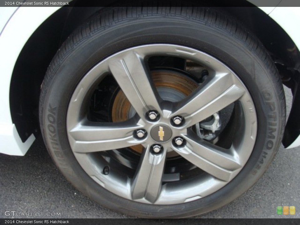 2014 Chevrolet Sonic RS Hatchback Wheel and Tire Photo #93113963