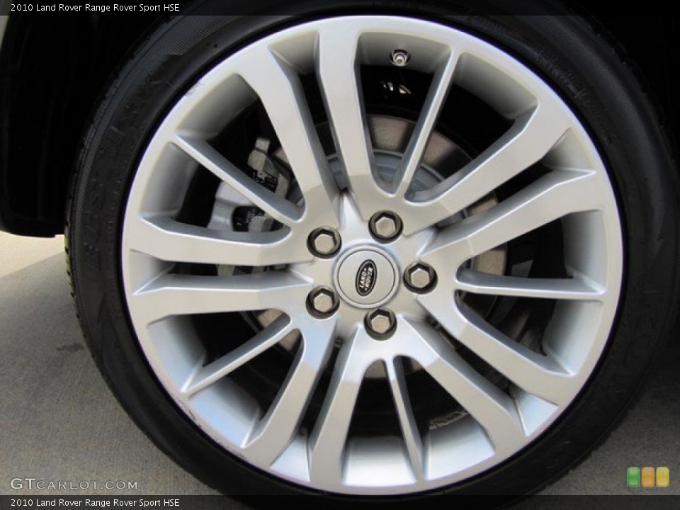 2010 Land Rover Range Rover Sport HSE Wheel and Tire Photo #93123033