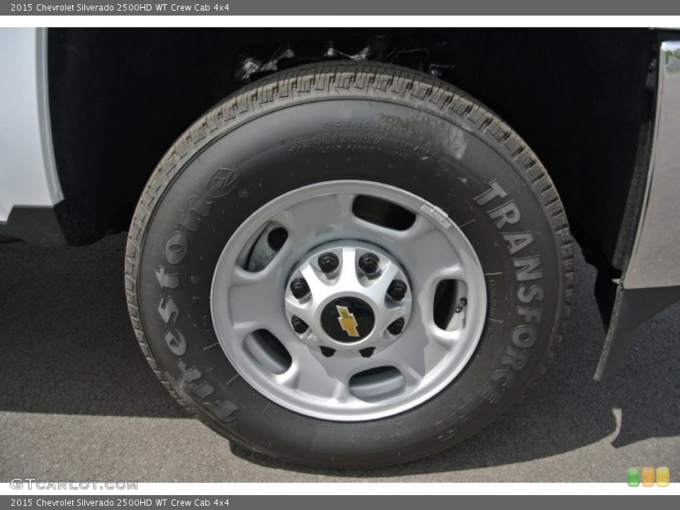 2015 Chevrolet Silverado 2500HD WT Crew Cab 4x4 Wheel and Tire Photo #93130263