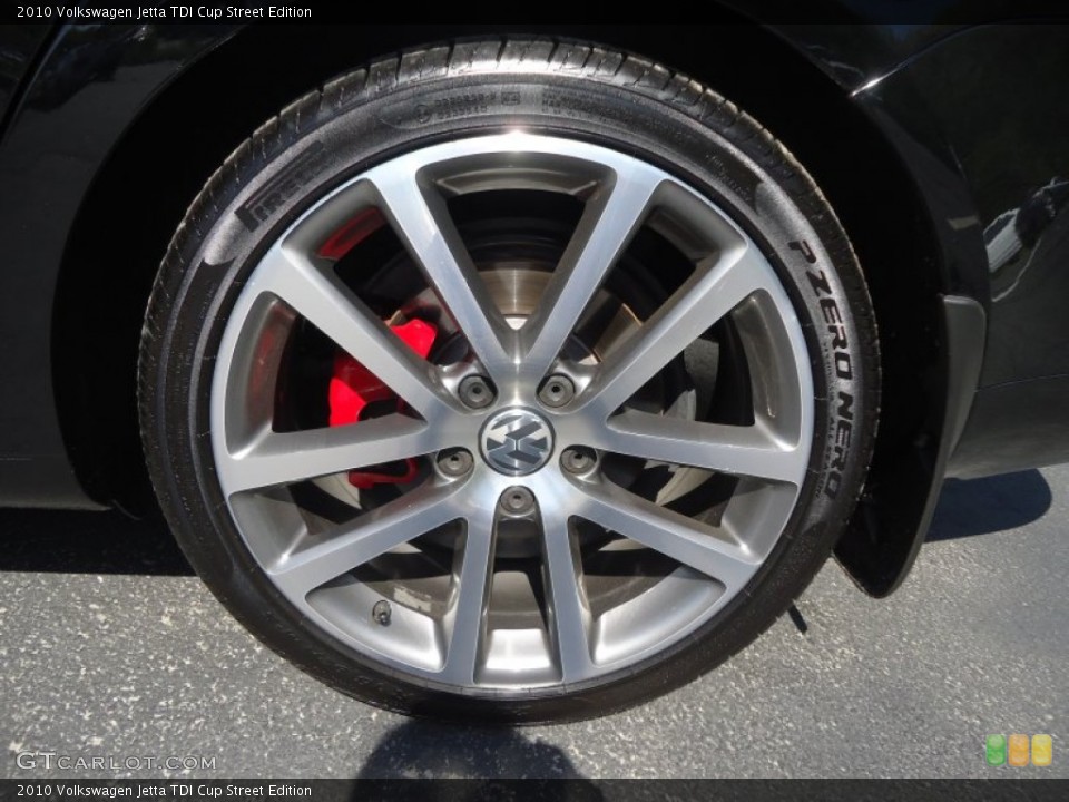 2010 Volkswagen Jetta TDI Cup Street Edition Wheel and Tire Photo #93145792